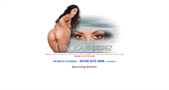 Desktop Screenshot of lusciouslopez.com